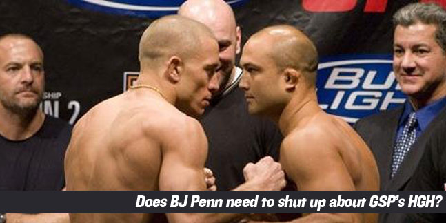 BJ Penn and Georges St-Pierre