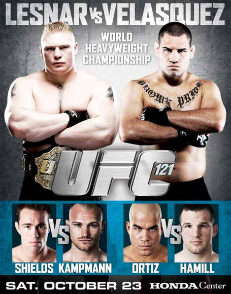 UFC 121 Fight Card Poster