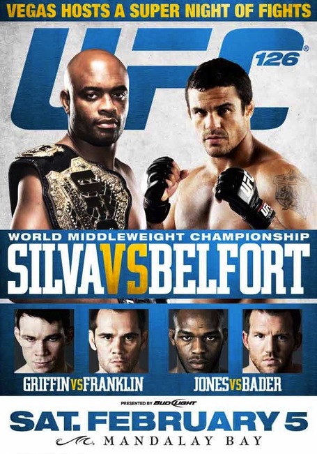 UFC 126 Event Poster