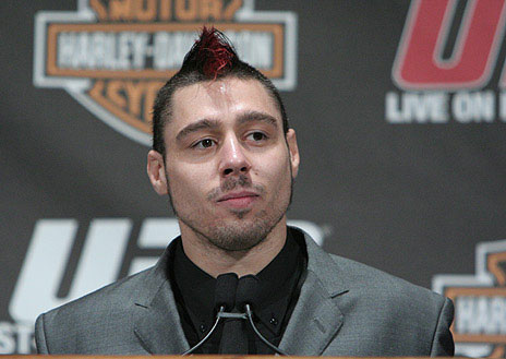 Dan Hardy at the UFC 111 pre-fight press conference