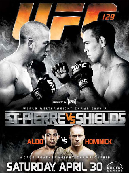 UFC 129 event poster