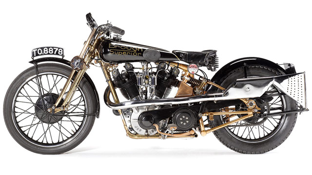 1929 Brough Superior SS100 known as Moby Dick
