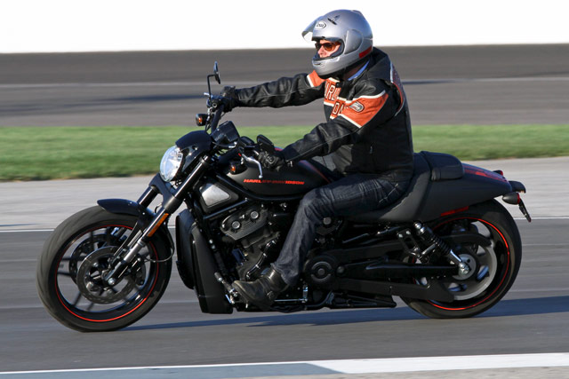 Harley-Davidson Night Rod Special on Indianapolis Motor Speedway