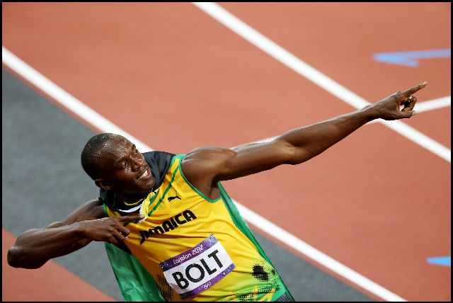 Usain Bolt Men's 100m Victory 2012
