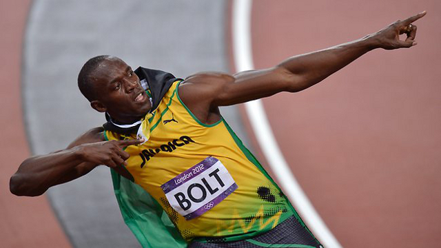 Usain Bolt Olympic Victory