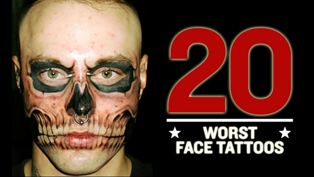 insane awesome face tattoos