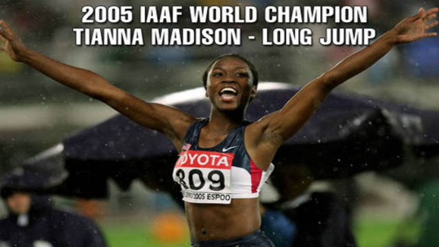 Tianna Madison, long jump, runner, Olympics, gold medal, law suit