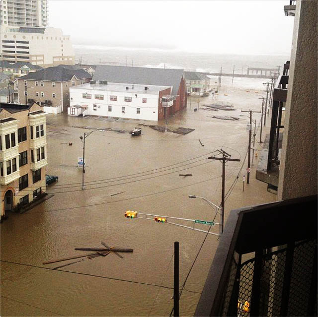 atlantic city flooding hurricane sandy NJ