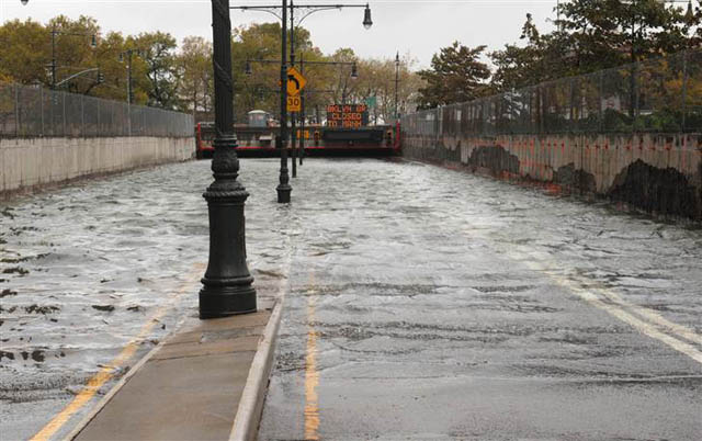 Brooklyn Battery Tunnel flood hurricane sandy