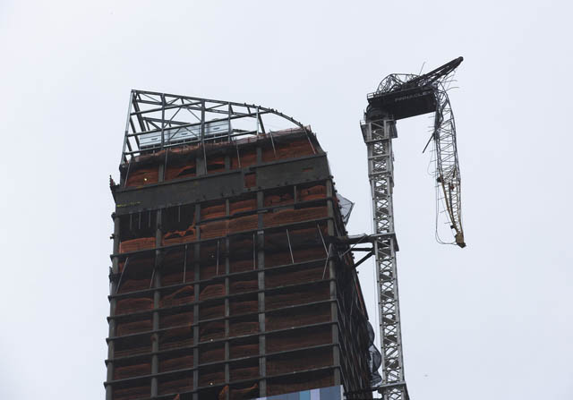 global billionaires club crane collapse NYC hurricane sandy