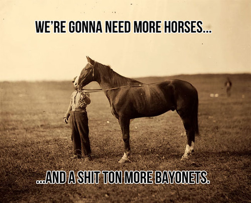 horses and bayonets meme 20