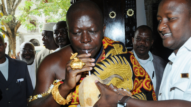 King Otumfuo Osei Tutu II of Ghana
