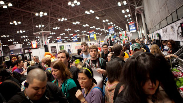 NY Comic Con crowds