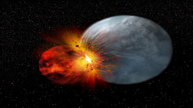 Moon Made From Earth After Violent Collision