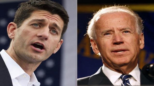 Vice President Joe Biden and Republican Candidate Paul Ryan