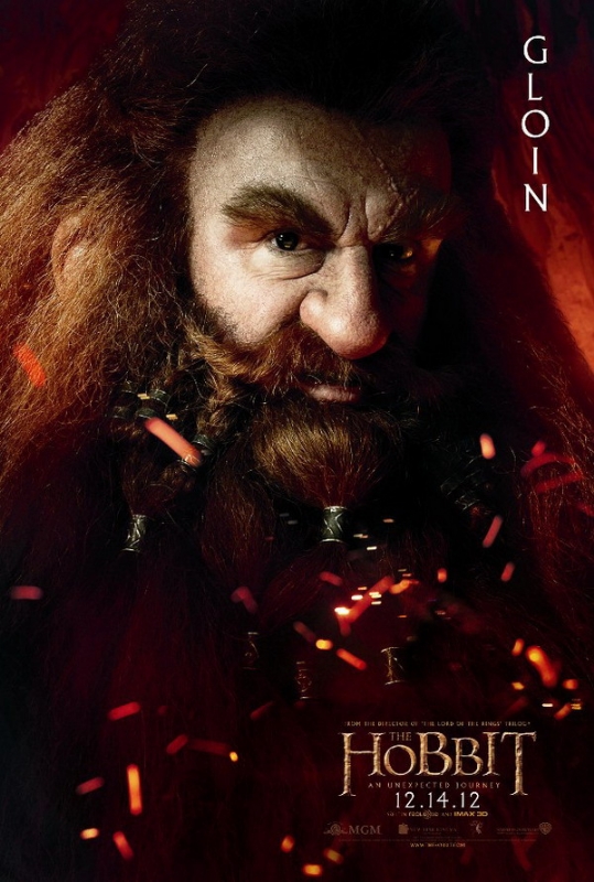 hobbit movie character poster gloin