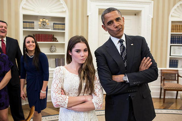 President Obama and McKayla Maroney Not Impressed
