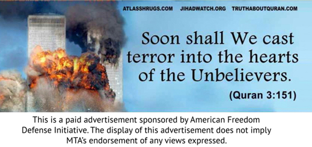 Islamophobic Subway Ad
