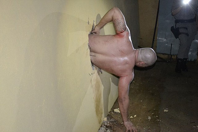 fat man botches brazil jailbreak prison escape