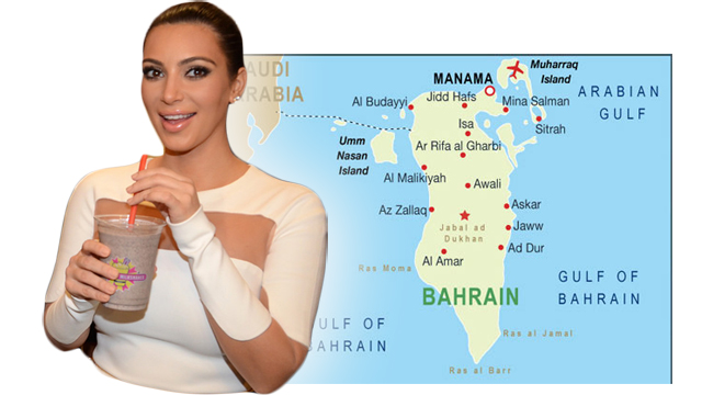 kim kardashian bahrain riot millions of milkshakes