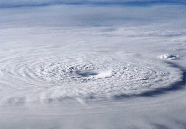 Typhoon Bopha International Space Station