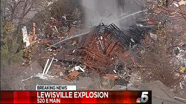 lewisville texas explosion gas