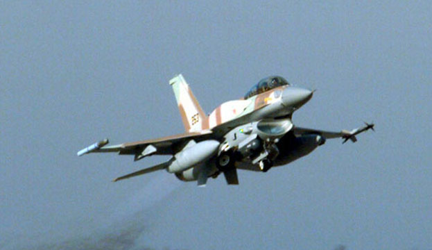 An F16i bomber, the type that bombed Syrian military research base