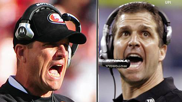 The Harbaugh brothers have very different head-coaching styles