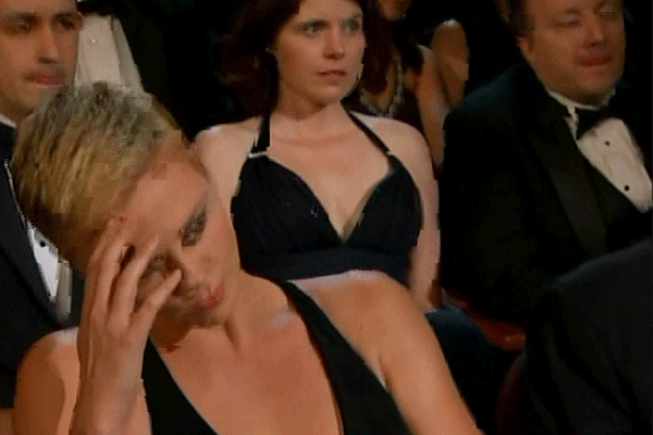 charlize theron boobs