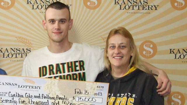 Two brothers win lottery blow up house Wichita Kansas $75,000 lottery win. 