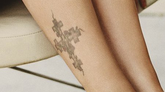 Cross Tattoo Drew Barrymore