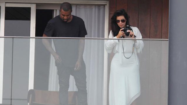 Kanye West and Kim Kardashian, security scare at JFK Airport , New York  