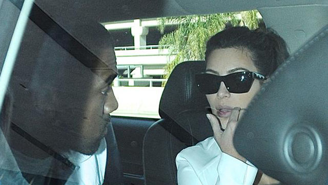 Kanye West and Kim Kardashian, security scare at JFK Airport , New York  