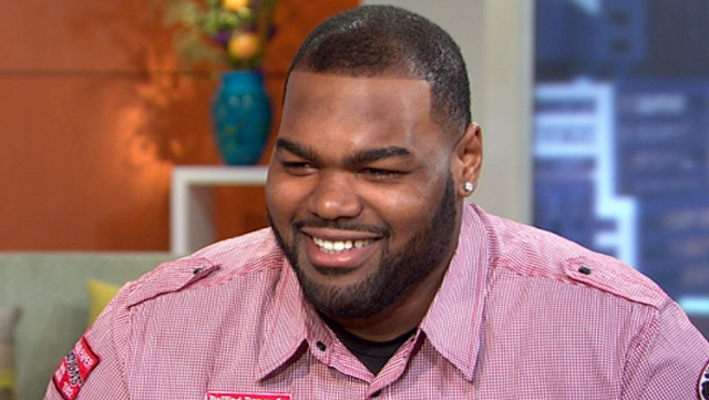 Michael Oher has come a long way to take the Ravens to the Superbowl