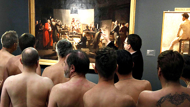 Nude Men Art Exhibit 