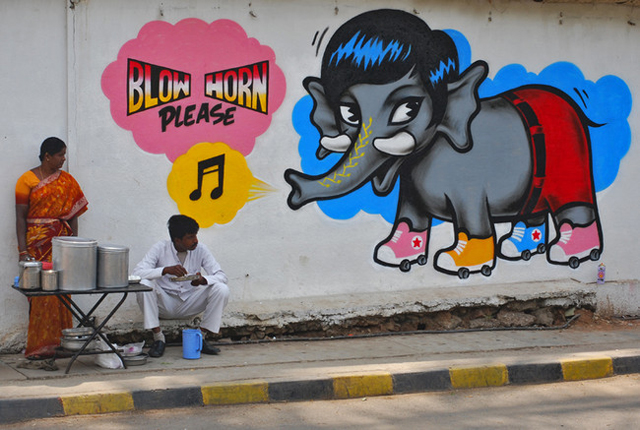 India street art