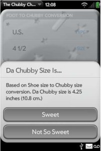 Chubby Checker (Ernest Evans) is suing HP and Palm over their app, "The Chubby Checker"