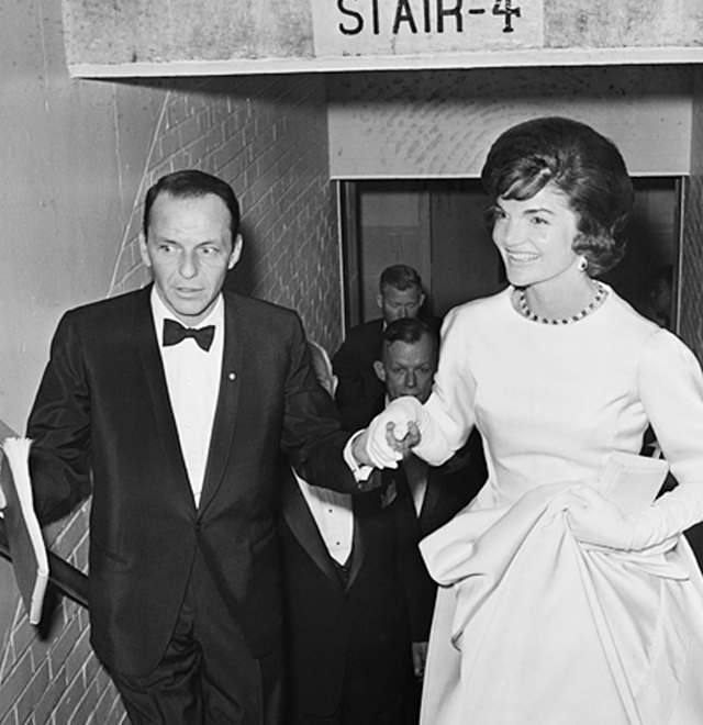 Jackie Kennedy and Frank Sinatra
