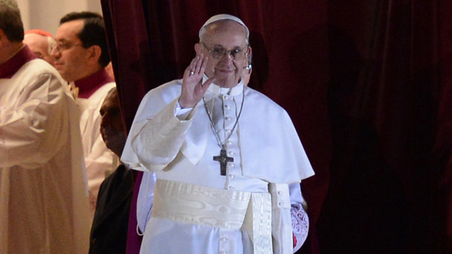 Pope Francis at Balcony