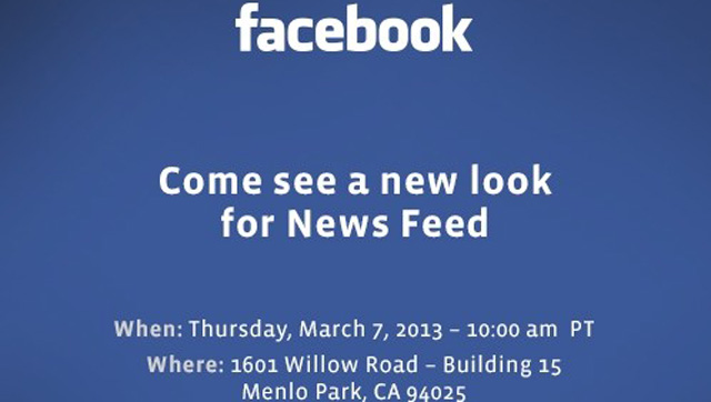 Come see a new look for News Feed, Facebook changes to Newsfeed. 