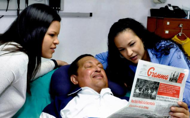 Hugo Chavez post surgery 