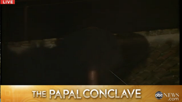 Papal conclave Vatican Cardinals, New Pope White Smoke Chimney Black Smoke Chimney.