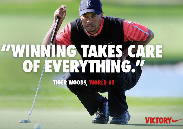 New Tiger Woods Nike Ad Winning takes care of everything controversial Tiger Woods ad