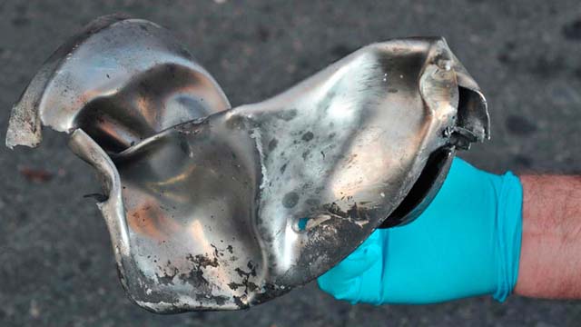 New Pictures of the Bomb Fragments from the Boston Marathon Explosion Photo via Joint Terrorism Task Force