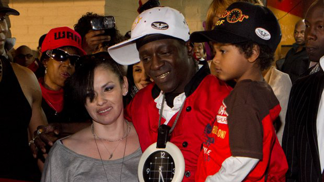 Grand opening of Flavor Flav's 'House of Flavor' take out restaurant in Las Vegas, NV