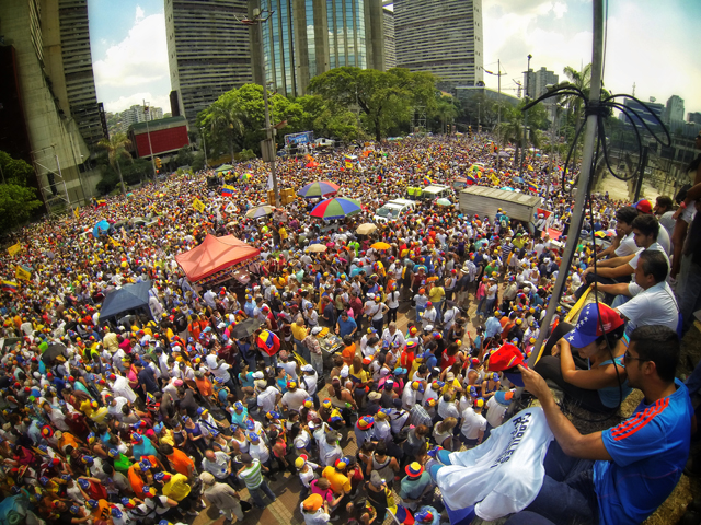 venezuela election demonstration opposition
