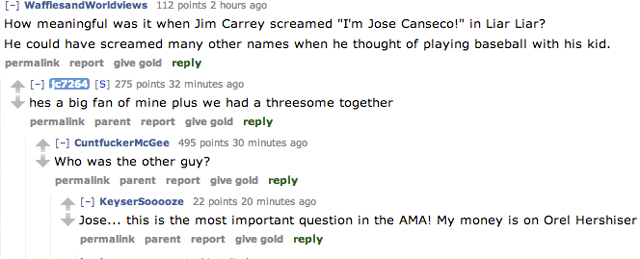 jose canseco, reddit, ama