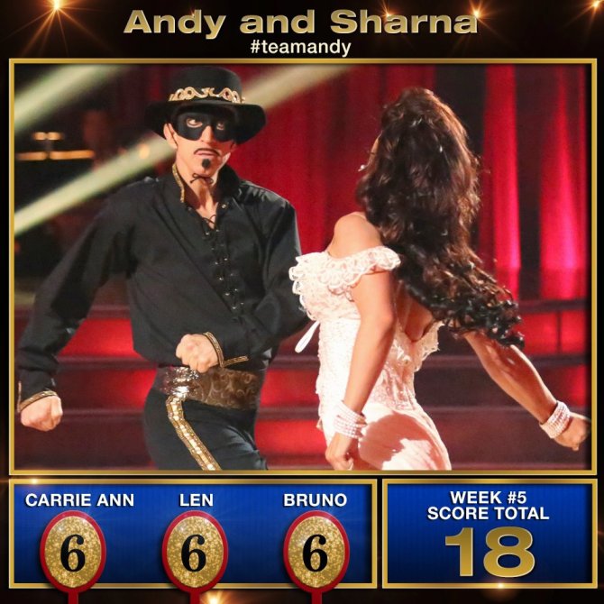 Sharna Burgess, Andy Dick, DWTS, Dancing With The Stars, Zorro