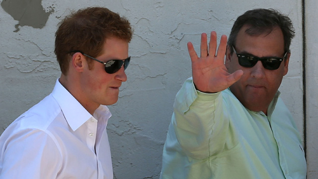 Prince Harry Visits The United States - Day Five Pics of Prince Harry, Chris Christie photos at Jersey Shore