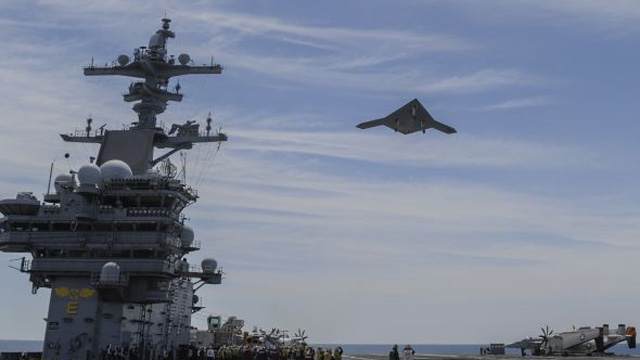 First Unmanned Aircraft Launched Off Carrier Over Atlantic